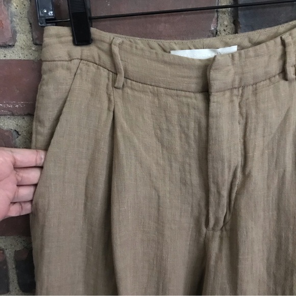 Creatures of Comfort | Linen Pants Sz 2 (W25 X L25.5”) High Rise - Picture 3 of 6